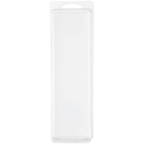 Collecting Warehouse Clear Plastic Clamshell Package/Storage Container, 7.88" H x 2.31" W x 1.75" D, Pack of 25