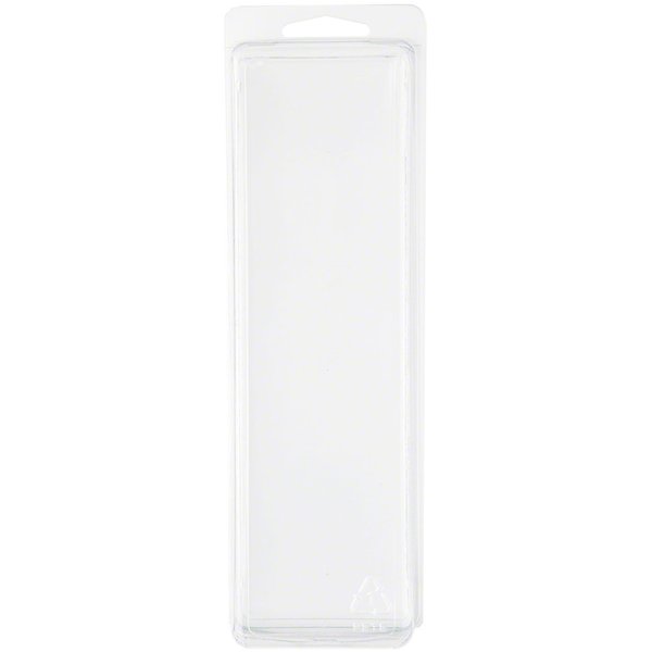 Collecting Warehouse Clear Plastic Clamshell Package/Storage Container, 7.88" H x 2.31" W x 1.75" D, Pack of 25