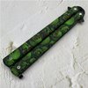Butterfly Knife Designed Practice Trainer Comb, Portable Training Practice Hair Comb,Easy to Practice Flipping (Green)