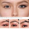 Go Ho Waterproof Brown Eyebrow Pen with Brush,Dual-sided Fine Tip Eyebrow Pencil,Natural-Looking Brows,Long Lasting,Draws Tiny Brow Hairs and Fills in Sparse Ultra-Fine Brow Pen,02 Soft Brown