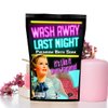 Wash Away Last Night Bath Soak – Pink Bath Salts Luxury Bath Funny Girlfriend Gifts for Best Friends Bath and Body Gifts for Women Mediterranean Sea Salts Ladies Night Gifts Bachelorette Party Favors
