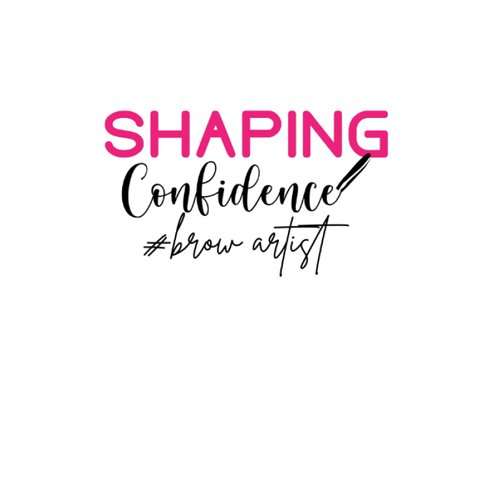 Shaping Confidence Brow Bar Eyebrow Tech Brow Artist: Graph Grid Notebook/Journal (6” X 9”) Eyebrows Quote Brow Artists & Eyebrow Artists