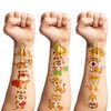 86PCS Tiger Temporary Tattoos Birthday Party Decorations Supplies Favors Decor Themed Jungle Animal Stickers Cute Gifts for Kids Girls Boys Classroom Prizes Rewards