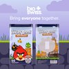 BioSwiss Bandages, Angry Birds Game Shaped Self Adhesive Bandage, Latex Free Sterile Wound Care, Standard Shape for Kids and Adults, 50 Count