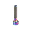 VGEBY Bolts, M6 Bolt Rainbow Bike Stem Bolt Hex Tapered Bolts Screw Stem Top Cover Bolts Screw(Colorful-M6-30) Oil Slick Bike Parts Top Bolt Top Bolt Bike