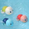 HawaStar Cute Swimming Turtle and Frog Bath Toys for Toddlers, Floating Wind-Up Water and Pool Toys for Kids (Pack of 6)