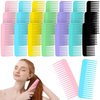 42 Pcs Wide Tooth Detangling Comb for Curly and Long Hair - Styling Shampoo Tool for Dry/Wet Hair, No Handle, for Women, Men, and Kids