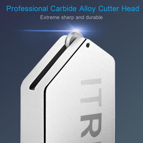 Glass Cutter 2mm-20mm & Glass Cutting Oil, Upgrade Glass Cutting Tool with Aotomatic Oil Feed, Pencil Style Oil Feed Carbide Tip Glass Cutter for Mirror/Tiles/Mosaic