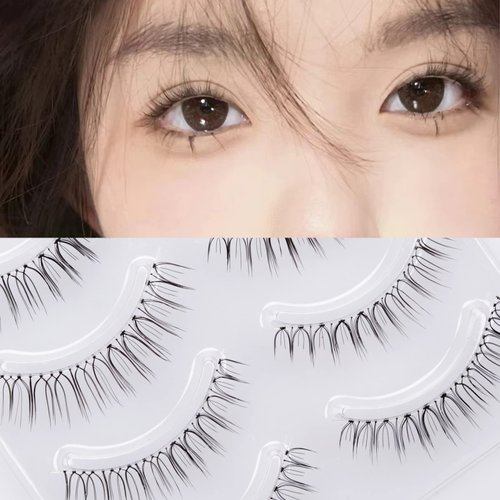 Miz Barn Daily Natural Look False Eyelashes,4 Pairs Natural Soft Lightweight Comfortable Short La...