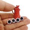 Kisangel 5pcs Dollhouse Miniature Teapot Tea Kettle Tea Cup Model Doll House Decoration Pretend Play Tea Set Food Ornament Accessories