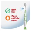Colgate Zero Kids Toothbrush with Extra Soft Bristles and Suction Cup Holder, BPA Free - 2 Count