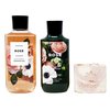 Bath & Body Works ROSE - Duo Gift Set- Shower Gel and Body Lotion with a Himalayan Salts Spring Soap.