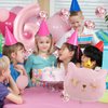 Cat Birthday Decorations, Cat Balloons, Pink 6 Balloon Number, Cat Themed Birthday Party Decorations, 6th Birthday Decorations For Girls
