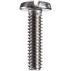 Waldom F025C 8-32 X 1/2 Slotted Steel Nickel Plated Binder Head Machine Screws (100 Pack)