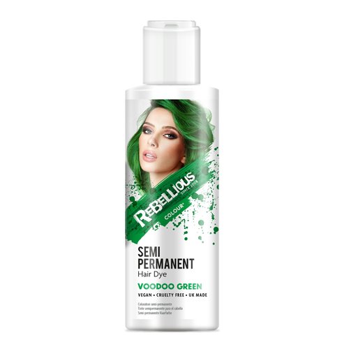 Paintglow Rebellious Colours Semi-permanent Hair Dye (voodoo Green)