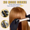IKOCO Heat Proof Medium Glove Mitts for Hair Styling - 2Pcs for Flat Iron, Curling Wand, and Hot-Air Brushes
