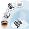 Lash Clusters 84 Pcs Cluster Lashes Individual Lashes DIY Lash Extension Lashes That Look Like Extensions Wispy Lashes Eyelash Clusters Thin Band & Soft (Cloudy 3D-Fluffy,C-8-16mix)