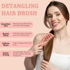 START MAKERS Vented Hair Brush, Detangler Brush for Curly, Thick, and Straight Hair, Dry and Wet Hair Brush for Detangling, Styling, Defining and Shaping, Hair Brush for Women and Men(Pink)