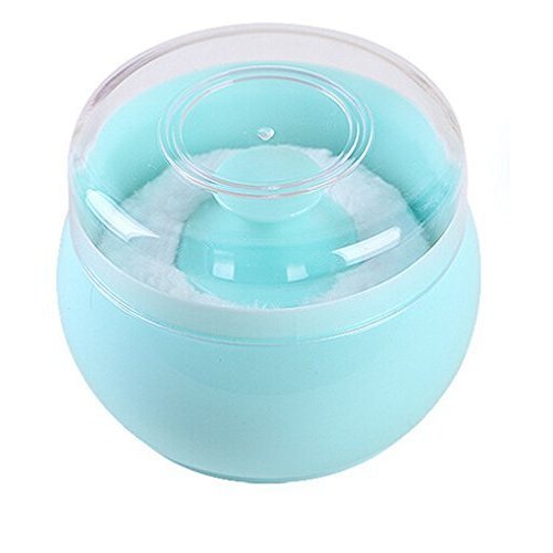 Topwon Baby Powder Puff Kit for Body Powder Container Dusting Powder Case for Baby&Mom