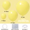 Yellow Balloons 110Pcs Yellow Balloon Garland Arch Kit 5/10/12/18 Inch Matte Latex Yellow Balloons Different Sizes as Honey Bee Gender Reveal Balloons Baby Shower Birthday Sunflower Party Decorations