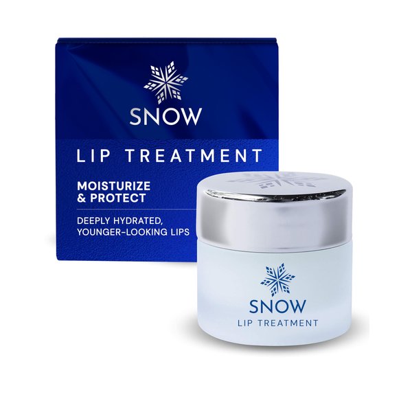 Snow Rejuvenating Lip Treatment with Hyaluronic Acid | Deeply Hydrating Lip Balm for Youthful-Looking Lips | Moisturizing Lip Balm for Chapped Lips | Nourishing Lip Moisturizer for Soft & Supple Lips