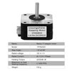 Usongshine Nema 17 Stepper Motor Bipolar Step Motor for Titan Extruder 3D Printer 4.1V 1A 13Ncm (18.4oz.in) 4 Lead 1.8 Deg with 1m Cable (17HS4023)