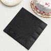 Black Velvet Dinner Napkins, 25 Ct