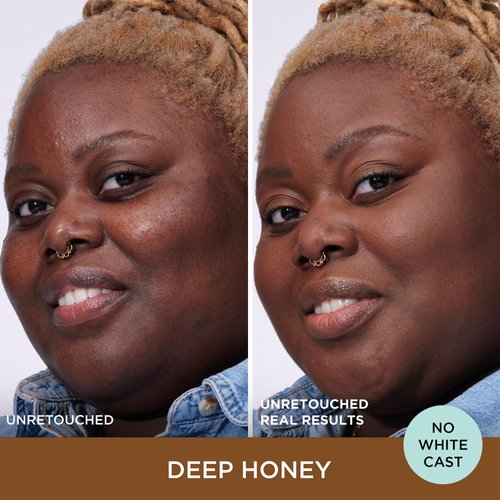 IT Cosmetics CC+ Cream Natural Matte Foundation with SPF 40 - Shine-Reducing & Long-Wear Full Coverage Foundation For Oily Skin - With Hyaluronic Acid - Non-Comedogenic, Deep Honey - 1.08 fl oz