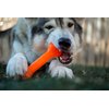 Jersey Dog Co. The Treat Bone Dog Chew Toy, Safe Dog Chew Toys, Made in USA Rubber-Free Dog Toy 7” Long, Orange
