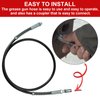 VIDABTE Grease Gun Hose W/HP Coupler 49-16-2647 for Milwaukee 2446-20 & 2646-20 Grease Gun M18 48" Grease Gun Replacement Hose