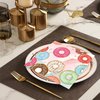 Donut Time Theme Party Napkins, 40PCS Donut Time Napkins Disposable, Donut Time Party Supplies Birthday Decorations, Donut Party Dinner Paper Napkins for Wedding, Theme Party, Birthday, 6.7 Inch