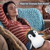 SuzziPals Heatable & Coolable Stuffed Penguin Plush, Penguin Stuffed Animal Microwavable Heating Pad for Period Cramps & Pain Relief, Penguin Gifts Penguin Toys Cute Stuffed Animals for Girls & Boys