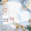 200 Pieces Hair Clip Display Cards 350gsm Cardstock Hair Bow Display Holder Hair Clip Bow Display Cards for Hair Accessories Display and Organizing 4.25x2.75 Inches