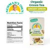 Newman's Own Organic Ginger Green Tea Green Tea with 20 Individually Wrapped Tea Bags Per Box (Pack of 6) USDA Certified Contains Caffeine Brew Hot