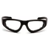 Pyramex XSG Safety Glasses, Clear H2X Anti-Fog Lens