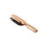 Bass Brushes | Shine & Condition Hair Brush | Natural Bristle FIRM | Pure Bamboo Handle | Medium Paddle | Striped Finish | Model 897 - SB