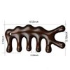 sanlusan 2 Pcs natural wooden comb,comb set, head Massage Comb,hair massager, wooden comb for women,wooden comb for men, Anti Static Wood, head massager scalp stress relax,birthing comb,scalp gua sha