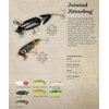 Arbogast Jitterbug Topwater Bass Fishing Lure - Excellent for Night Fishing, Coach Dog Orange Belly, G670 Jointed (3 1/2 in, 5/8 oz) (G670-09)