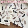 36 PCS 2 Inch Metal Snap Hair Clips Water Drop No Slip Hair Clips for Women & Girls,Strong Hold Matte Hair Clips for Thick Hair & Thin Hair,Hair Barrettes for Women.Metal Snap Hair Clips Accessories