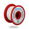 BNTECHGO 18 Gauge Silicone Wire Spool 50 ft White Flexible 18 AWG Stranded Tinned Copper Wire