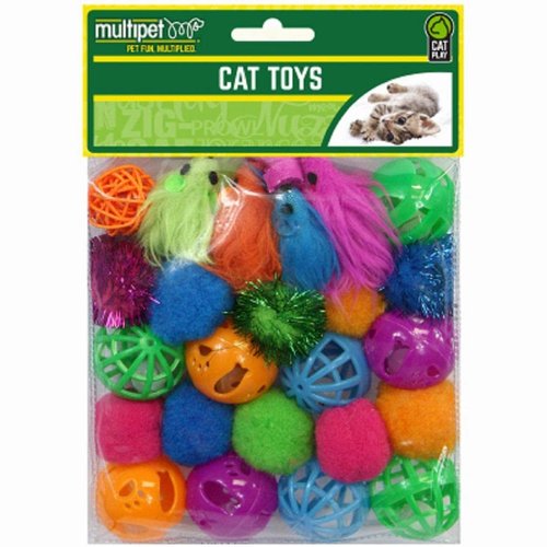 Multipet 60020640 6 in. Cat Toy Value - Pack of 24