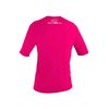 O'Neill UV Sun Protection Youth Basic Skins Short Sleeve Tee Sun Shirt Rash Guard, Watermelon, 4