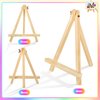 CACASO 9 Inch Wood Easels,6 Pack Easel Stand for Painting Canvases,Wooden Tabletop Easel,Art Craft Painting Easel Stand for Artist Adults Students Painting Tripod Painting Party Easel