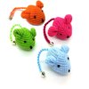 Crochet Mouse Cat Toy - 4 Pk