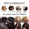 SEGO Hair Toppers for Women Real Human Hair No Bangs 130% Density 10 * 12CM Silk Base 100% Remy Human Hair Clip in Top Wiglet Hair Pieces for Thinning Hair-6 Inch Jet Black