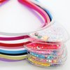 KIUSOWAYD 8 Cat Ear Headbands, Transparent Shining Sequin Headwear Hair Band Party Decoration Cosplay for Girls Women
