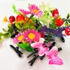 100 Pcs Bean Sprout Hair Clips Mixed Style Plant Hairpins Sprout Clips Flower Butterfly Grass mushroom Hairpins Hair Accessories Headwear for Women Kids Girls Lady Home School Party