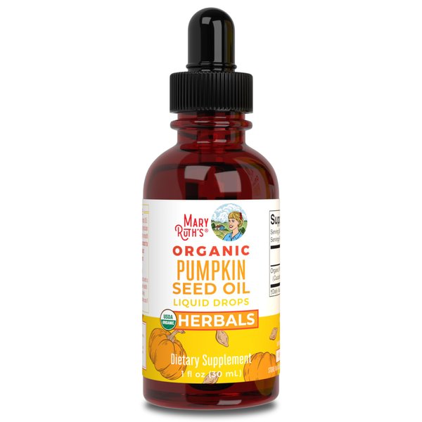 MaryRuth Organics Pumpkin Seed Oil Liquid Drops | Herbal | Urinary Tract Support | USDA | Sugar Free, Gluten Free | Vegan | 2 Month Supply | 1 Fl Oz