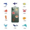 100 Pack Ocean Life Animal Stickers,Under The Sea Party Favors, Waterproof Stickers for Water Bottle Laptop Computer Phone