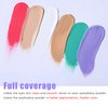 MAEPEOR Matte Eyeshadow Primer 6 Colors Prevent Oily Lids and Creasing Eye Primer Base Long-lasting Waterproof & Smudgeproof Eye Primer Makeup for All Shadows (Medium)